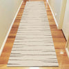 Dover Beige Taupe Abstract Lines Modern Rug - Runner