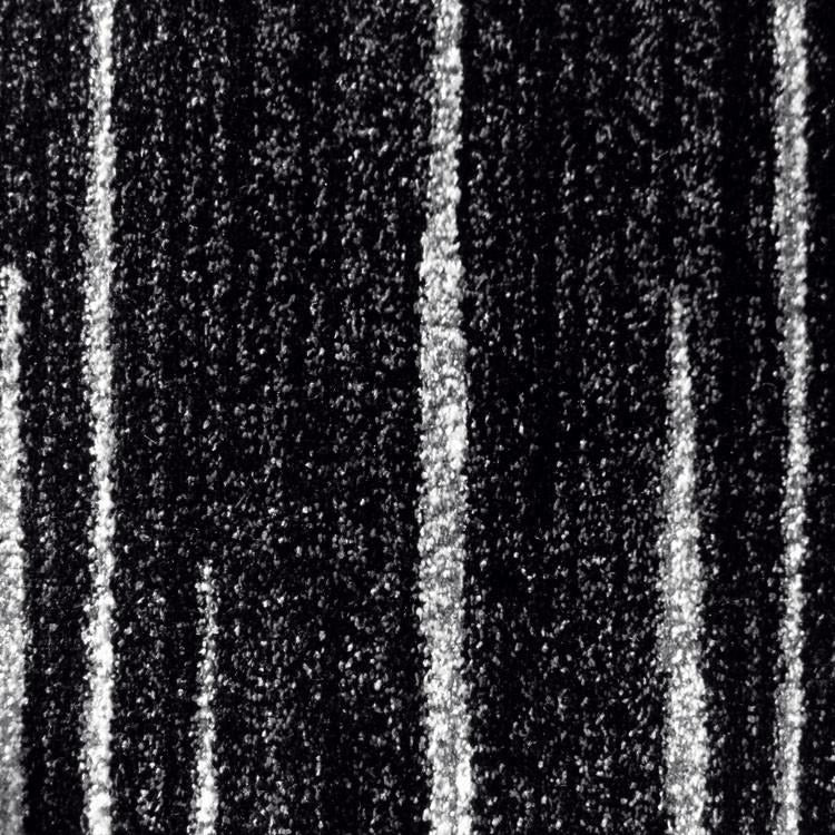 Dover Beige Grey Abstract Lines Black Modern Rug - 3