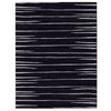 Dover Beige Grey Abstract Lines Black Modern Rug - 1
