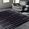 Dover Beige Grey Abstract Lines Black Modern Rug - 5