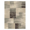 Dover Gold Grey Beige Abstract Patchwork Modern Rug - 1