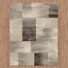 Dover Gold Grey Beige Abstract Patchwork Modern Rug - 4