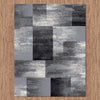 Dover Grey Beige Abstract Patchwork Modern Rug - 4