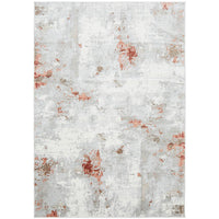 Tomsk 1201 Grey Blush Terracotta Modern Patterned Rug - Rugs Of Beauty - 1
