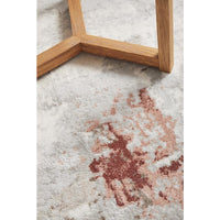 Tomsk 1201 Grey Blush Terracotta Modern Patterned Rug - Rugs Of Beauty - 6