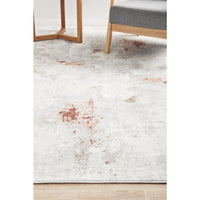 Tomsk 1201 Grey Blush Terracotta Modern Patterned Rug - Rugs Of Beauty - 8