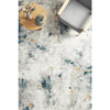 Tomsk 1201 Grey Gold Teal Modern Patterned Rug - Rugs Of Beauty - 2