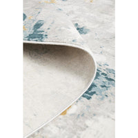 Tomsk 1201 Grey Gold Teal Modern Patterned Rug - Rugs Of Beauty - 11