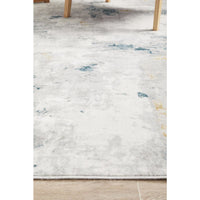 Tomsk 1201 Grey Gold Teal Modern Patterned Rug - Rugs Of Beauty - 9