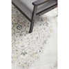 Tomsk 1202 White Grey Yellow Teal Transitional Patterned Rug - Rugs Of Beauty - 4