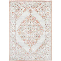 Tomsk 1202 Peach Ivory Transitional Patterned Rug - Rugs Of Beauty - 1