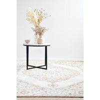 Tomsk 1202 Peach Ivory Transitional Patterned Rug - Rugs Of Beauty - 8