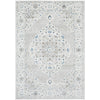 Tomsk 1202 Grey Blue Transitional Patterned Rug - Rugs Of Beauty - 1