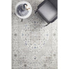 Tomsk 1202 Grey Blue Transitional Patterned Rug - Rugs Of Beauty - 2