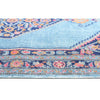 Menhit Blue Multi Coloured Transitional Patterned Runner Rug - Rugs Of Beauty - 4