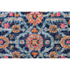 Menhit Blue Multi Coloured Transitional Patterned Runner Rug - Rugs Of Beauty - 5