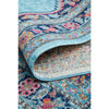 Menhit Blue Multi Coloured Transitional Patterned Rug - Rugs Of Beauty - 9