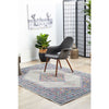 Menhit Grey Transitional Patterned Rug - Rugs Of Beauty - 3