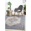 Menhit Grey Transitional Patterned Rug - Rugs Of Beauty - 2