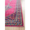 Menhit Pink Transitional Patterned Runner Rug - Rugs Of Beauty - 4