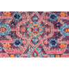 Menhit Pink Transitional Patterned Runner Rug - Rugs Of Beauty - 7
