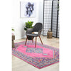 Menhit Pink Transitional Patterned Rug - Rugs Of Beauty - 3