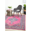 Menhit Pink Transitional Patterned Rug - Rugs Of Beauty - 2