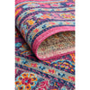 Menhit Pink Transitional Patterned Rug - Rugs Of Beauty - 9
