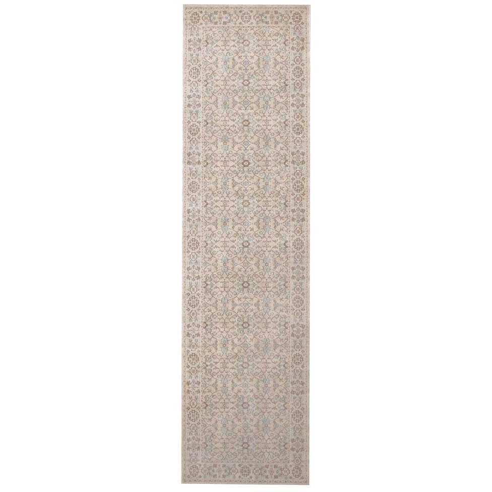 Menhit Bone Beige Transitional Patterned Rug - Rugs Of Beauty - 11