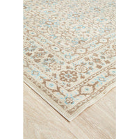 Menhit Bone Beige Transitional Patterned Rug - Rugs Of Beauty - 6