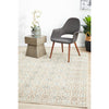 Menhit Bone Beige Transitional Patterned Rug - Rugs Of Beauty - 2