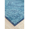 Menhit Blue Transitional Patterned Rug - Rugs Of Beauty - 7