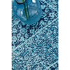 Menhit Blue Transitional Patterned Rug - Rugs Of Beauty - 5