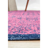 Menhit Magenta Navy Blue Transitional Patterned Rug - Rugs Of Beauty - 6