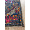 Menhit Grey Multi Coloured Transitional Patterned Runner Rug - Rugs Of Beauty - 4