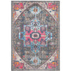 Menhit Grey Multi Coloured Transitional Patterned Rug - Rugs Of Beauty - 1