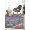 Menhit Grey Multi Coloured Transitional Patterned Rug - Rugs Of Beauty - 2