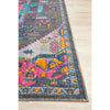 Menhit Grey Multi Coloured Transitional Patterned Rug - Rugs Of Beauty - 8