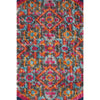 Menhit Navy Blue Multi Coloured Transitional Patterned Runner Rug - Rugs Of Beauty - 6