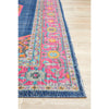 Menhit Navy Blue Multi Coloured Transitional Patterned Rug - Rugs Of Beauty - 8