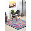 Menhit Multi Coloured Transitional Patterned Rug - Rugs Of Beauty - 3