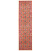 Menhit Rust Multi Coloured Transitional Patterned Runner Rug - Rugs Of Beauty - 1