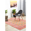 Menhit Rust Multi Coloured Transitional Patterned Rug - Rugs Of Beauty - 3