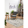Lille Beige Blue Grey Transitional Designer Rug - Rugs Of Beauty - 4