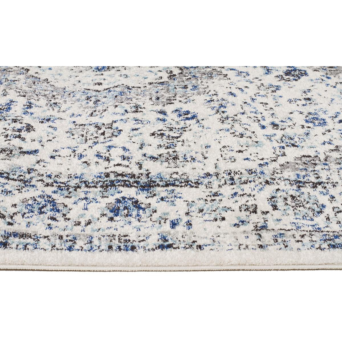 Lille Beige Blue Grey Transitional Designer Rug - Rugs Of Beauty - 10