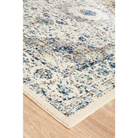 Lille Beige Blue Grey Transitional Designer Rug - Rugs Of Beauty - 13