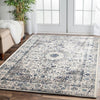 Lille Beige Blue Grey Transitional Designer Rug - Rugs Of Beauty - 8