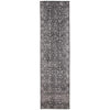 Lisbon Transitional Charcoal Designer Runner Rug - Rugs Of Beauty - 1