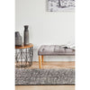 Lisbon Transitional Charcoal Designer Runner Rug - Rugs Of Beauty - 4