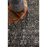 Lisbon Transitional Charcoal Designer Runner Rug - Rugs Of Beauty - 5